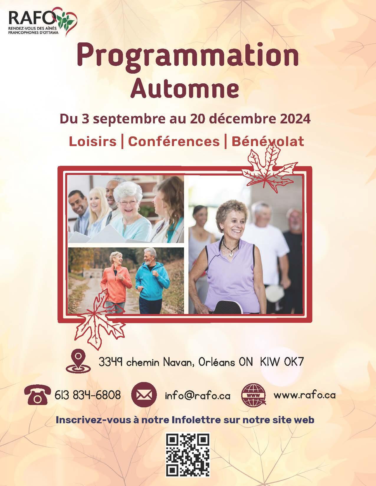 Programmation Automne 2024